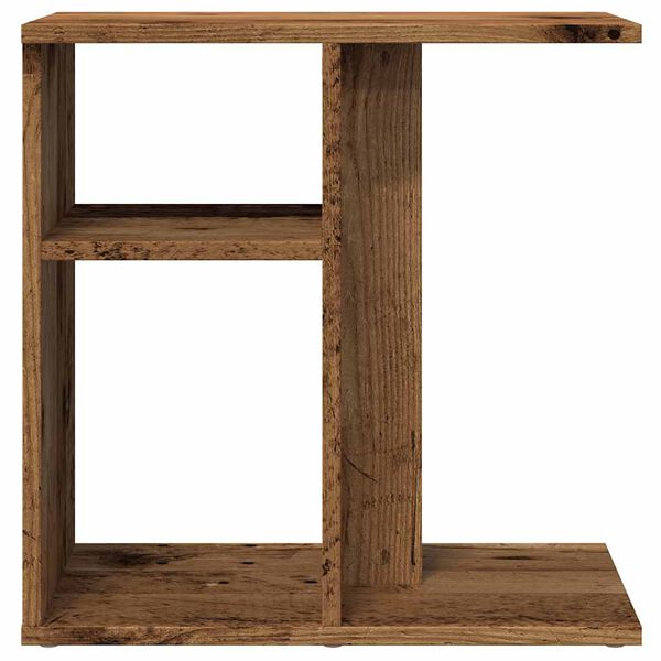 vidaXL Side Table Old Wood 50x30x50 cm Engineered Wood