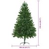 vidaXL Christmas Tree with 300 LEDs with Stand Green 210 cm PE