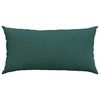 vidaXL Sofa Pillows 2 pcs Dark Green 80 x 40 cm Fabric