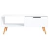 vidaXL Coffee Table White 100x49.5x43 cm Engineered Wood