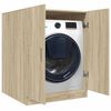 vidaXL Washing Machine Cabinet Sonoma Oak 70.5x71.5x91.5 cm