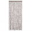 vidaXL Insect Curtain Taupe and White 90x220 cm Chenille