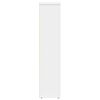 vidaXL Bathroom Cabinet with Roll Holder White 20.5x20x90 cm