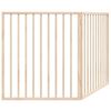 vidaXL Dog Gate Foldable 2 Panels 160 cm Poplar Wood