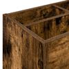vidaXL Umbrella Stand Smoked Oak 65 x 24 x 50 cm Engineered Wood