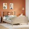 vidaXL Bookcase Bed without Mattress 140x190cm Solid Wood Pine