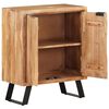vidaXL Sideboard 60x36x76 cm Solid Acacia Wood with Live Edges