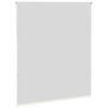 vidaXL Roller Blind Blackout Off White 130x130 cm Fabric Width 126.6 cm Polyester