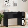 vidaXL Desk Black Oak 109 x 50 x 78 cm Engineered Wood