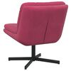 vidaXL Swivel Relaxing Chair Wine Red 63 x 75 x 76 cm Velvet