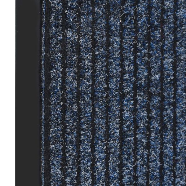 vidaXL Doormat Striped Blue 40x60 cm