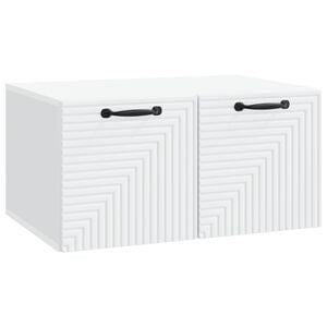 vidaXL Wall-Mounted TV Cabinet White 59.5 x 41 x 30 cm Engineered Wood