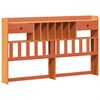 vidaXL Bed Frame without Mattress Wax Brown 200x200 cm Solid Wood Pine