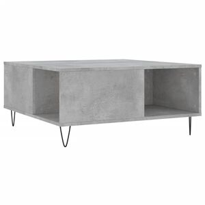 vidaXL Coffee Table Concrete Grey 80x80x36.5 cm Engineered Wood