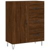 vidaXL Sideboard Brown Oak 69.5x34x90 cm Engineered Wood