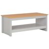 vidaXL Coffee Table Grey 105x47x42 cm