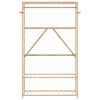 vidaXL Clothes Rack with Shelves 110x40x175 cm Bamboo