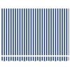 vidaXL Retractable Awning Blue and White 3x2.5 m Fabric and Aluminium
