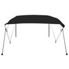 vidaXL 4-bow Bimini Top Black 243x180x137 cm