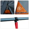 vidaXL Inner Tent with Roof Grey and Orange 291 x 291 x 240 cm Taffeta