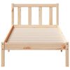 vidaXL Extra Long Bed Frame without Mattress 100x210 cm Solid Wood Pine