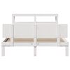 vidaXL Bed Frame with Headboard without Mattress White 160x200 cm