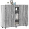 vidaXL Wooden Cabinet Grey Sonoma 88.5 x 30.5 x 73 cm Engineered Wood