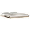 vidaXL Floor Bed Frame Natural 180 x 220 cm Solid Pine Wood