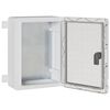 vidaXL Control Cabinet Grey 25 x 15 x 35 cm ABS Plastic