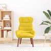 vidaXL Armchair Yellow 69 x 74 x 93 cm Velvet