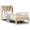 vidaXL Bookcase Bed without Mattress 90x190 cm Single Solid Wood Pine