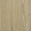 vidaXL Desk with Shelves Sonoma Oak 102x45x148 cm Engineered Wood