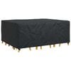 vidaXL Furniture Cover Plain Black 220 x 190 x 85 cm 420D
