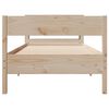vidaXL Bed Frame without Mattress 90x190 cm Single Solid Wood Pine