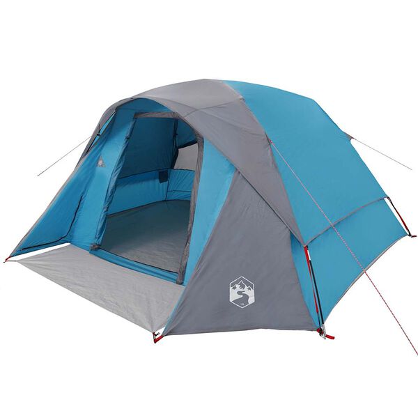 vidaXL Family Tent Cabin 6-Person Blue Waterproof