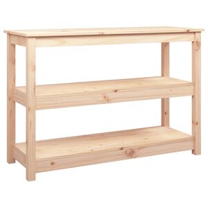 vidaXL Console Table 110x40x74 cm Solid Wood Pine