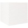 vidaXL Garden Planter White 70x70x68.5 cm Solid Wood Pine