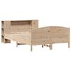 vidaXL Bookcase Bed without Mattress 120x200cm Solid Wood Pine