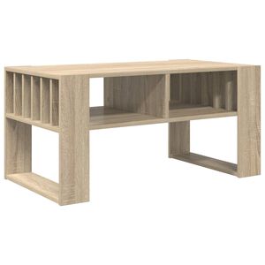 vidaXL Coffee Table Sonoma Oak 92 x 49.5 x 45 cm Engineered Wood