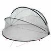vidaXL Pool Dome Folding Manual Transparent 405 x 405 x 192 cm PVC