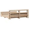 vidaXL Bed Frame without Mattress 200x200 cm Solid Wood Pine