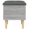 vidaXL Storage Bench Grey Sonoma 42x42x46 cm Engineered Wood