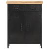 vidaXL Sideboard 60x30x76 cm Rough Mango Wood