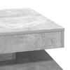 vidaXL Coffee Table 360-Degree Rotatable Concrete Grey 70x70x34.5 cm
