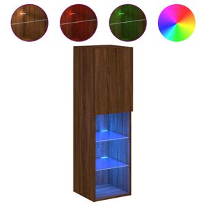 vidaXL TV Cabinet Set Medium Brown Oak