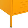 vidaXL Chest of Drawers Mustard Yellow 80x35x101.5 cm Steel