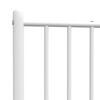 vidaXL Metal Replace Headboard White 80 cm