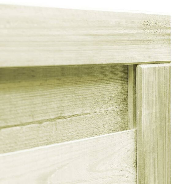 vidaXL Garden Gate Impregnated Pinewood 100x75 cm Green