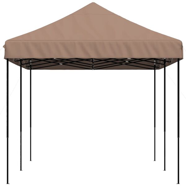 vidaXL Foldable Party Tent Pop-Up Brown 580x292x315 cm