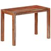 vidaXL Dining Table 110x50x76 cm Solid Wood Acacia